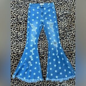 Boutique Star Denim Bell Bottoms